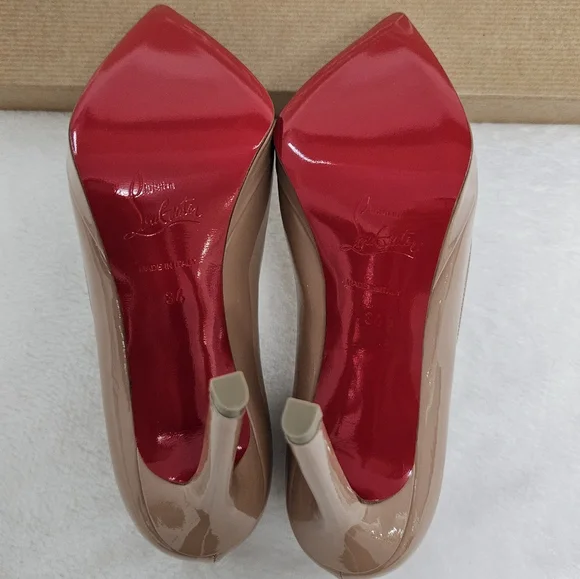 Christian Louboutin Pigalle Plato 120 in Nude - Picture 3 of 8